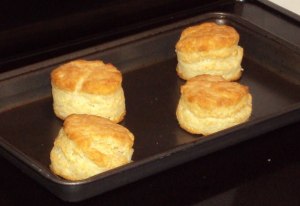 baking biscuits