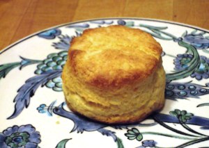 fresh baked biscuit
