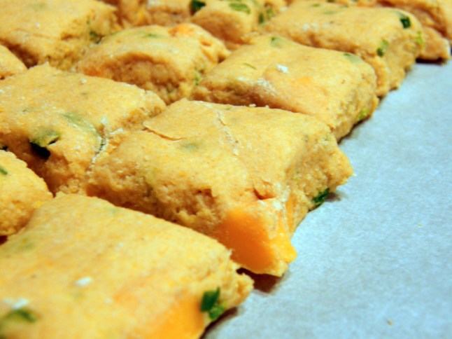 Sweet Corn Jalapeno Cheddar Biscuit Dough