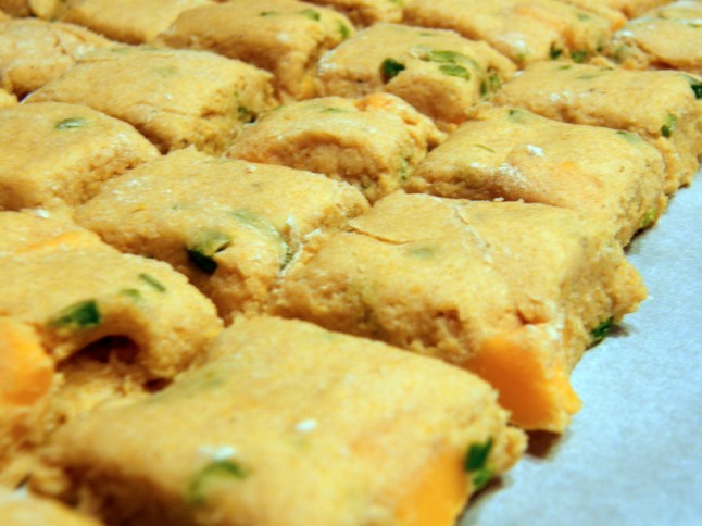 Sweet Corn Jalapeno Cheddar Biscuit Dough