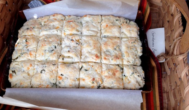 Apple, Basil, Cheddar Biscuit (Paige’s Family Dinner Biscuit)