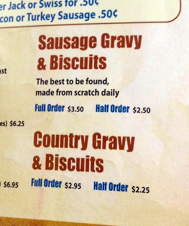 Nashville Biscuit House Menu