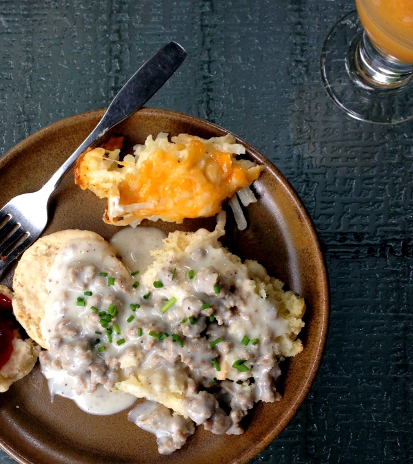 No Fail Biscuits with Gravy | Persnickety Biscuit